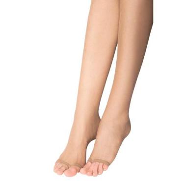 Imagem de Meia Calça Dedos Livres Loba Fio 15 5765-001, Natural peach, P
