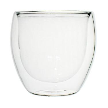 Imagem de Copo de Parede Dupla de Vidro Borossilicato para Café 180ml 1 Peça - Vista Home