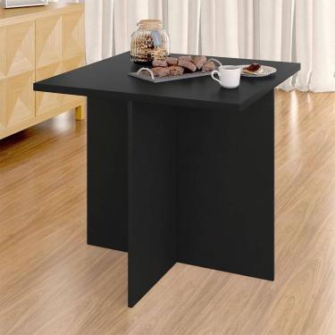 Imagem de Mesa De Jantar Quadrada 72x72 Berlim Preto - M.a