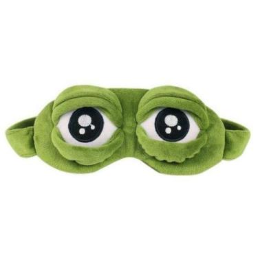 Imagem de Tapa Olhos Mascara Dormir Descanso Viagem Sapo Palpebras - - anjo da m