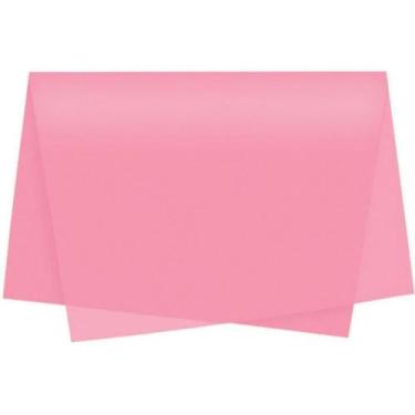 Imagem de Papel Folha de Seda Rosa Claro 48X60CM 20G - Pacote com 100 Folhas - V
