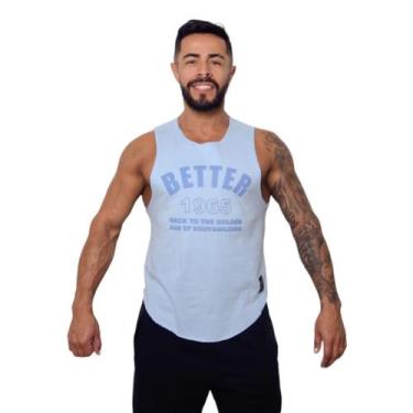 Imagem de Regata Cavada Longline Fitness Academia Estampa Bodybuilding - FR Moda