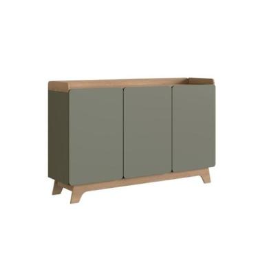 Imagem de Balcão Buffet 3 Portas 150cm John - Verde - Magazine Decor