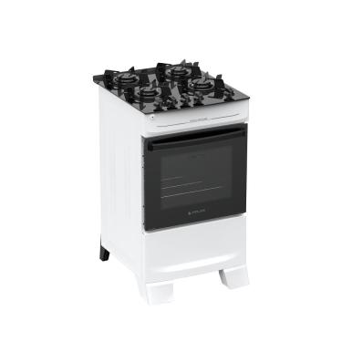 Imagem de Fogão 4 Bocas Atlas Mônaco Top Glass Mesa de Vidro Bivolt