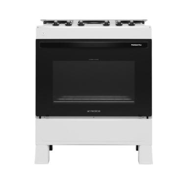 Imagem de Fogão 5 Bocas A Gás Com Tampa Premium Plus Realce CR229 Branco Bivolt