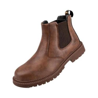 Imagem de Botas De Trabalho Indestrutíveis À Prova d'Água Com Biqueira De Aço Pa