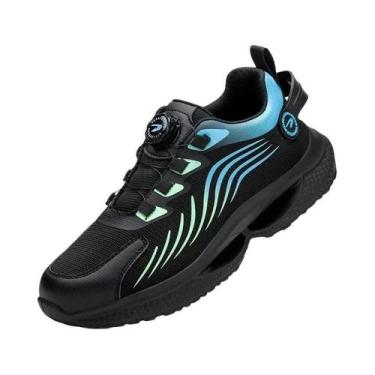 Imagem de Botas De Segurança Masculinas Com Botão Rotativo, Antiesmagamento E An