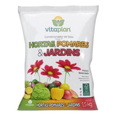 Imagem de Nutriplan terra hortas pomares e jardins 1,5 kg