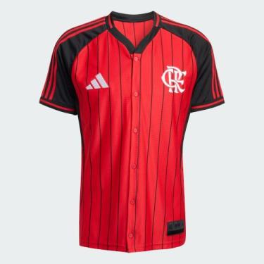 Imagem de Camisa do Flamengo USA 2025 Beisebol Pack - Camisa Fan, XXL