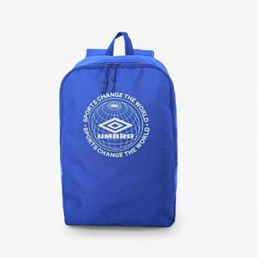 Imagem de Mochila Umbro Change The Wolrd Azul Original Tamanho:ÚnicoCor:Azul, Ún