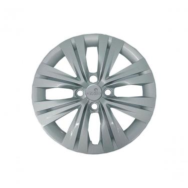 Imagem de Calota Automotiva 250CP-PTA Aro 15 Prata para Gol Voyage Saveiro 2023 com Fixação por P...