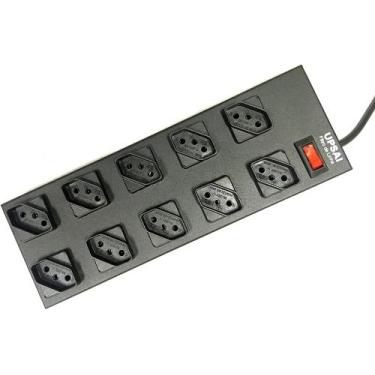 Imagem de Régua extensão filtro de linha upsai 10 tomadas