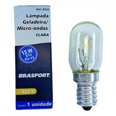 Imagem de Lampada Para Geladeira/Fogao/Lustre Brasfort 15Wx220V. Clara E-14, Cla