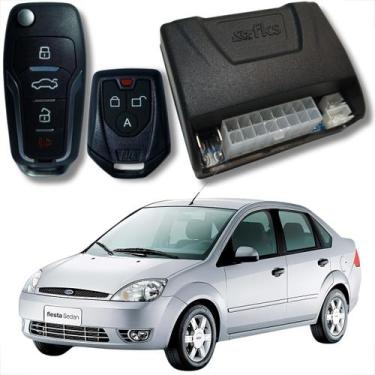 Imagem de Alarme automotivo linha ford com chave canivete e bloqueador veicular 