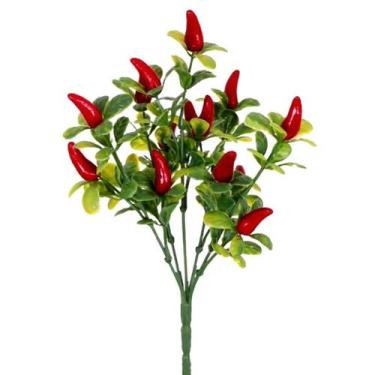Imagem de Galho de Pimenta vemelha Grillo x5