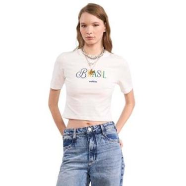 Imagem de Cropped Colcci Brasil Core Off Shell Feminina-Feminino