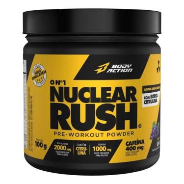 Imagem de Nuclear Rush - Pré Treino 2000mg Beta Alanina - Bodyaction - Congratul
