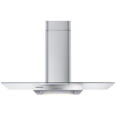Imagem de Coifa de parede Continental 90cm Inox com Vidro (CC9VX), Prata, 110V