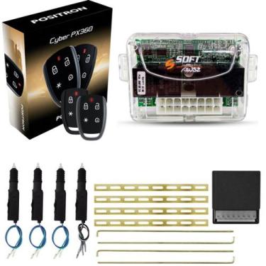 Imagem de Kit Alarme Pósitron Px360 + Trava Eletrica 4 + Modulo Vidro Aw52
