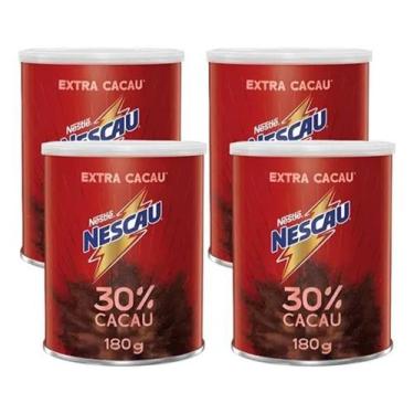 Imagem de Kit Nescau Achocolatado Nestle 60% Cacau Extra 04unidades