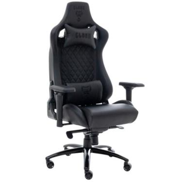 Imagem de Cadeira Gamer Escritório Presidente premium Preta Suporta Até 180kg Co