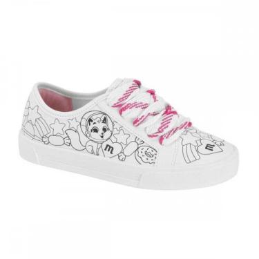 Imagem de Tenis Molekinha 2593.100 Bobbie Goods Menina Infantil, Branco, 31