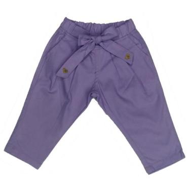 Imagem de Calça Lilás Feminina Bebê Infantil Tam. P ao 03 - BORE Jeans, M
