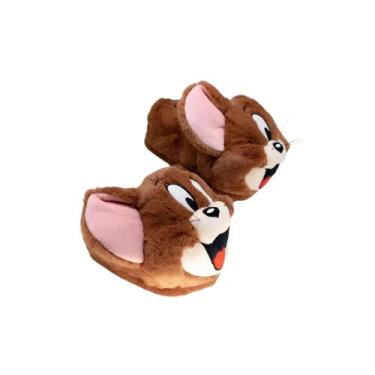 Imagem de Pantufa Jerry 3D Tom E Jerry Warner Bros Unissex Adulto Confortavel In