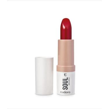 Imagem de Batom efeito natural vermelho descomplicado Soul Descomplic 4g - Eudor