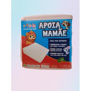 Imagem de Travesseiro Tricoline Apoio Mamãe Gestante Bebê - +1BB, Rosa
