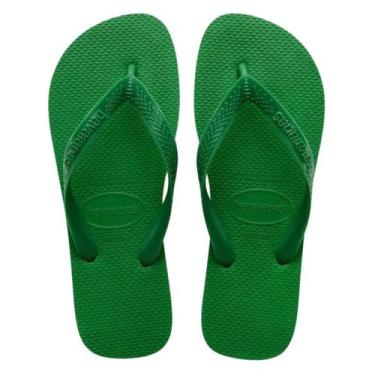 Imagem de Chinelo Havaianas Top Básica, 37/38, Verde patria