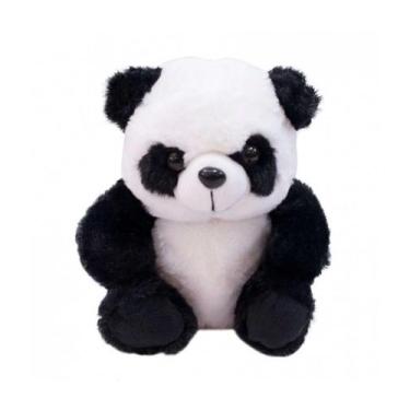 Imagem de Pelúcia Ursinho Panda Sentado 20cm - Minas de Presentes