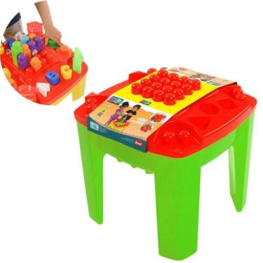 Imagem de Mesa De Atividades Blocolândia Educativa Verde 2644 - Dismat