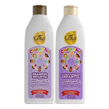Imagem de Kit Gota Dourada Infantil Clubinho Suave com Shampoo Condicionador