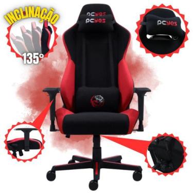 Imagem de Cadeira Gamer Mad Racer V8 Turbo Pcyes V8TBMADBC de Alta Resistência A