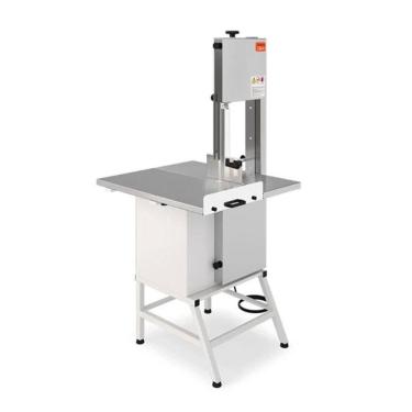 Imagem de Serra Fita Semi Inox SF28SIMM 1CV Bivolt Branco e Cinza Tostando