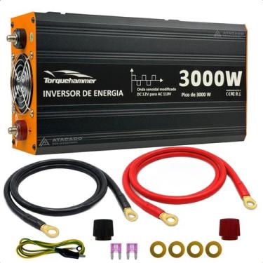 Imagem de INVERSOR 3000W 12V PARA 220V OU 110V TORQUEHAMMER - 110v, 110V