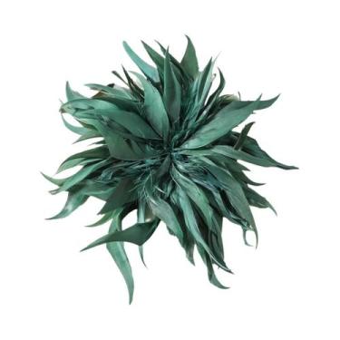 Imagem de Broche De Plumas Grande De 22CM Para Mulheres, Acessório De Joalheria 