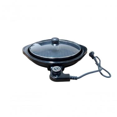Imagem de Grill Elétrico Startools AR1002 Redondo Premium com Termostato 1200W Preto 220V