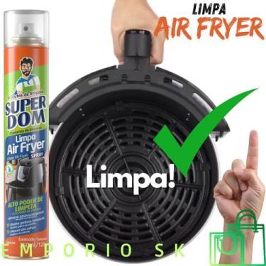Imagem de Kit Spray Limpa Air Fryer Alto Poder De Limpeza, Dissolve A Gordura Li