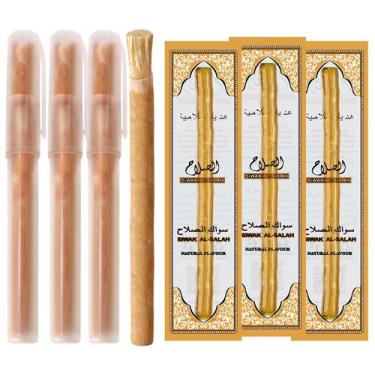 Imagem de Escova de Dentes Natural SEWAK AL HARAM Miswak com 3 Varas e 3 Suporte