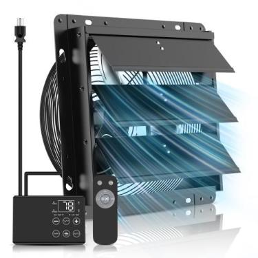Imagem de Exaustor Windigaga 10" com Persiana, Termostato e Controle Remoto