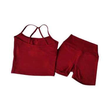 Imagem de Conjunto De Top Esportivo De Intensidade Média Para Mulheres, Vestuári