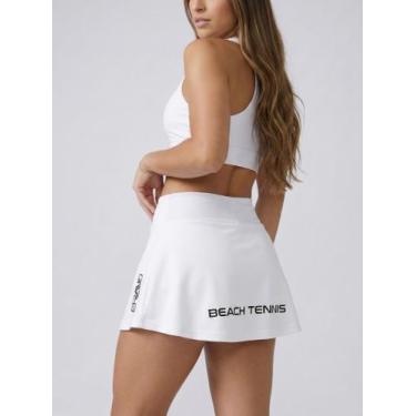 Imagem de Short Saia New Beach Tennis Branco, Branco, M