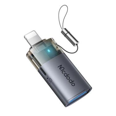 Imagem de Adaptador Leitor Pendrive Usb-A + Cartão TF p/ Iphone Mcdodo - Bbacome