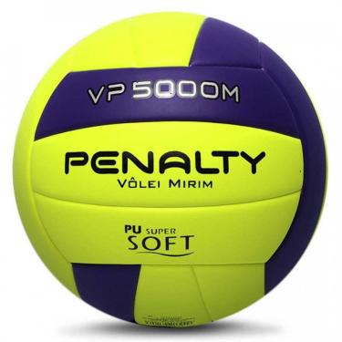 Imagem de Bola De Vôlei Penalty Vp 5000M Mirim X Amarela E Roxa