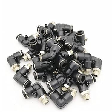 Imagem de 100 pcs/pack. PL. Encaixes pneumáticos de alta qualidade de 2 vias para 1/4"-8mm 1/8" -6mm YYDFPIIA (Color : PL8-02)