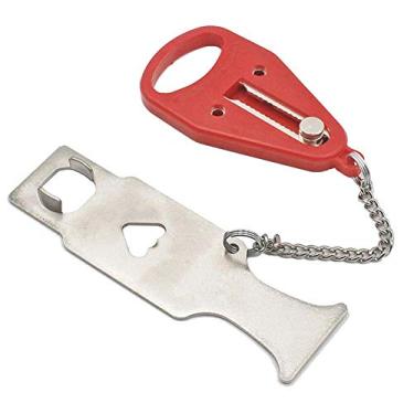 Imagem de Substituição de fechadura de porta portátil para Addalock compatível com trava de viagem, trava AirBNB, trava de bloqueio escolar e segurança casa, apartamento, sala de estar, hotel, motel