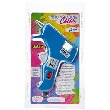 Imagem de Pistola De Cola Quente 10W Pequena Bivolt Azul - 94223