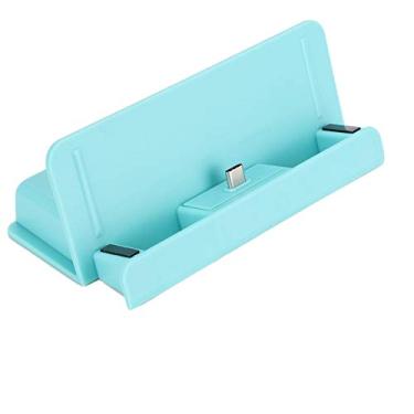 Imagem de Suporte de recarga leve para Lite, carregador de carregamento rápido tipo C, acessórios para jogos adequados para console Lite Mini (azul)